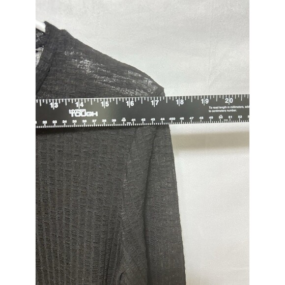 Intimately Free People Womens L Sheer Black Sweater NWT - Picture 2 of 9